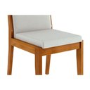 Ver imagem 4 de Kit 6 Cadeiras Sala Jantar Lady 6 Uni Natural - Nesher