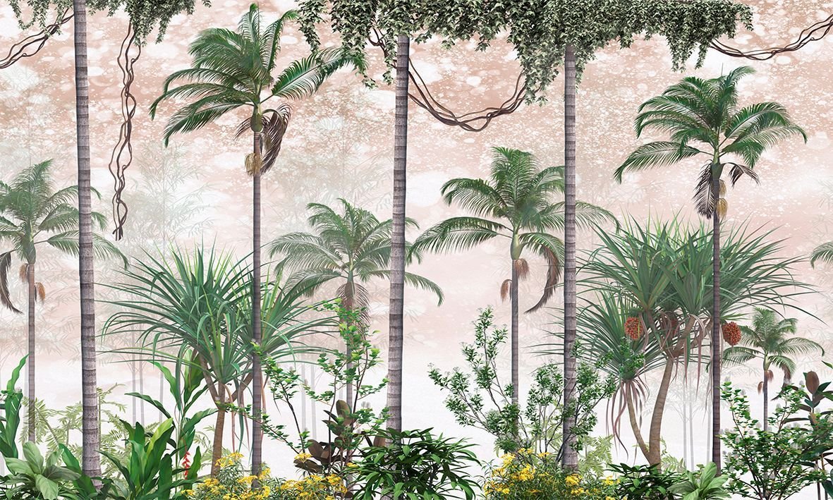 Papel de Parede - Oásis de Palmeiras - 2