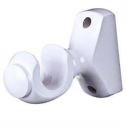Kit Suporte para varão 19mm Branco Madeira ( Par ) - 1