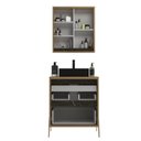 Ver imagem 3 de Gabinete de Banheiro 60cm com Cuba e Armário Ref 651 Cewal - Itapuã/portoro