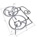 Ver imagem 2 de Fogareiro Duplo 8 Caulins 55,0 Cm Qualinox