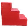 Escada Auxilio Pet Vermelho Cão Gato Porte Pequeno Lavável - 5