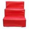 Escada Auxilio Pet Vermelho Cão Gato Porte Pequeno Lavável - 4