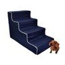 Escadinha Azul Pet Facilitar Subir Cama Cachorro Cães Cão - 1