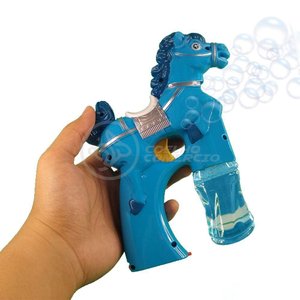 Cavalo Bolhudo Pop Tik Tok Lança Bolhas Azul 22