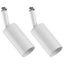 Ver imagem 1 de Kit 2 Spots para Trilho Perfilado Eletrocalha Branco Neo Dital Alumínio MR11 Direcionável