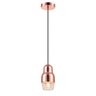 Luminária Pendente Pe-037 1 Lâmpada 10cm Ouro Rose Mais Luz - 1