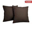 Ver imagem 4 de Kit 2 Capas de Almofadas Velusoft Café 45x45cm cama inbox