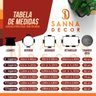 Prato Giratório Centro de Mesa Removível para Servir Jantar Mel 90 Cm - 6