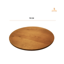 Ver imagem 5 de Prato Giratório Centro de Mesa Removível para Servir Jantar Mel 90 Cm