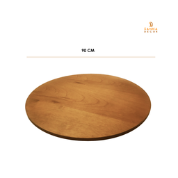 Prato Giratório Centro de Mesa Removível para Servir Jantar Mel 90 Cm - 5