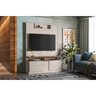 Home Theater Alabama New Off White com Madero Canela - Lukaliam Móveis - 5