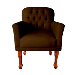 Jogo Divã + 2 Poltronas P Consultório e Clínica Psicanálise:marrom - 3