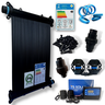39 Placas Coletoras 3mt - Aquecimento Solar Piscinas - 35m² / 49.000 Litros - Kit Completo - 1