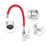 Torneira Cozinha Gourmet Monocomando Mangueira Flexivel:vermelho/cromado - 2