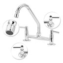 Ver imagem 2 de Torneira Misturador Cozinha Mesa Arejador Articulado 1/4v.