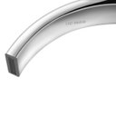 Ver imagem 4 de Torneira Mesa Quadrada Bica Móvel Metal Cromada Luxo 1/4 V.