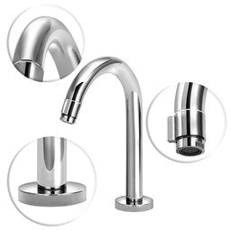 Torneira Banheiro Lavatório Pratica Clean Metal Luxo 1/4v - 2