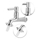 Ver imagem 2 de Torneira para Tanque Jardim com Bico Alavanca Metal 1/4V Luxo