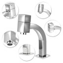 Ver imagem 3 de Torneira Link Quadrada Lavatório/banheiro Metal Baixa 1/4v.
