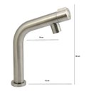 Ver imagem 3 de Torneira Link Aço Inox Escovado Lavatório Mesa 1/4v