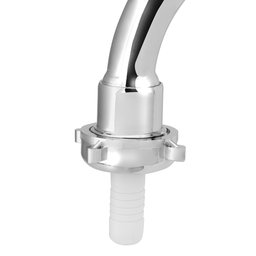 Torneira Bica Movel Mesa Tanque Metal com Bico 1/4 V - 3