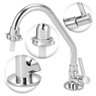 Torneira Bica Movel Mesa Tanque Metal com Bico 1/4 V - 2
