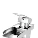 Ver imagem 7 de Torneira Banheiro Monocomando Cascata Alta Calha Metalica