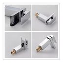 Ver imagem 6 de Torneira Monocomando Cascata Quadrada Baixa Calha Metalica