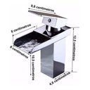 Ver mais imagens de Torneira Monocomando Cascata Quadrada Baixa Calha Metalica