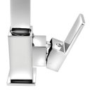 Ver imagem 3 de Torneira Banheiro Monocomando Quadrado Bica Movel Luxo Cr.