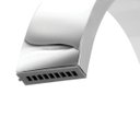 Ver imagem 4 de Torneira Banheiro Monocomando Quadrado Bica Movel Luxo Cr.