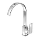 Ver imagem 1 de Torneira Banheiro Monocomando Quadrado Bica Movel Luxo Cr.