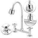 Ver imagem 2 de Torneira Misturador Cozinha de Mesa Gourmet Luxo 1/4v