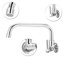 Torneira Cozinha Parede Tubo Baixo Bica Movel 1/4v. - 2