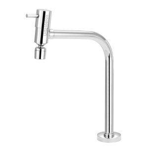 Torneira Link Lavatório/cozinha Mesa Metal Luxo 1/4v:prateado/cromado