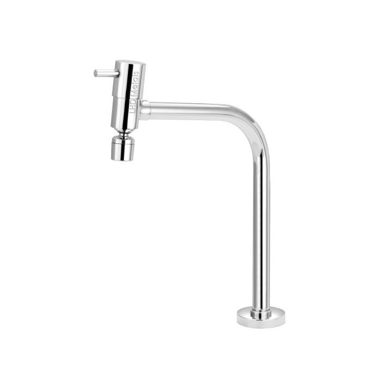 Torneira Link Lavatório/cozinha Mesa Metal Luxo 1/4v:prateado/cromado