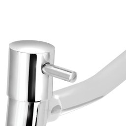 Torneira Link Tanque/jardim Reta De Parede Com Bico Metal Luxo 1/4v:Prateado/Cromo - 5