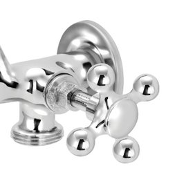 Torneira Tanque e Maquinha Metal Duas Saídas Bico 1/2 x 3/4:C/32 - 5