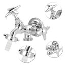 Ver imagem 2 de Torneira Tanque e Maquinha Metal Duas Saídas Bico 1/2 x 3/4:C/23