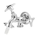 Ver imagem 1 de Torneira Tanque e Maquinha Metal Duas Saídas Bico 1/2 x 3/4:C/23