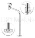 Ver imagem 4 de Torneira Link Lavatório/banheiro Mesa Metal Luxo 1/4v:Prateado/Cromado