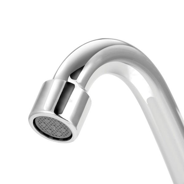 Torneira Bica Móvel Cozinha Abs Cromado Slim Mesa 1/4 V:Prateado - 12