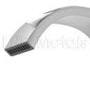 Ver imagem 4 de Torneira Parede Quadrada Bica Móvel Metal Cromada Luxo 1/4 V