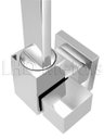 Ver imagem 3 de Torneira Parede Quadrada Bica Móvel Metal Cromada Luxo 1/4 V