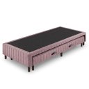 Ver imagem 2 de Bicama Cama Box + Auxiliar Solteiro 88x188x67 Denver Rose