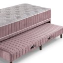 Ver imagem 3 de Bicama Cama Box + Auxiliar Solteiro 88x188x67 Denver Rose