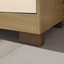 Ver imagem 5 de Armário Multiuso Versátil Lexa - com Chave - Carvalho Americano/off White