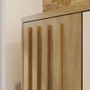 Ver imagem 4 de Armário Multiuso Versátil Lexa - com Chave - Carvalho Americano/off White