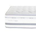 Ver imagem 2 de Cama Box King: Colchão C/ Vibro Massagem Herval Maxspring C1756 + Base Crc Suede Gray (193x203)